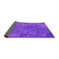 Ahgly Company Indoor Square Oriental Pink Industrial Area Rugs, 5 'квадрат