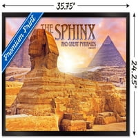 Големият плакат за сфен и пирамиди, 22.375 34
