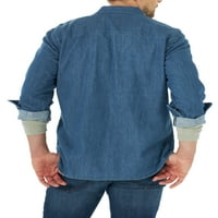 Lee Men's Long Loweve универсална риза - Stretch Denim