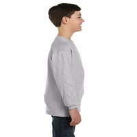 Момчета 5. Оз. Тежка памучна тениска с дълги ръкави