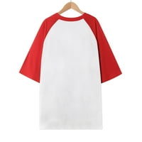 Lopecy-sta блузи за жени облечени ежедневни сделки Разчистване Рожден ден Представете женски пачуърк Лято ежедневен Руд ший късо