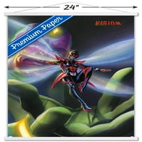 Marvel Comics - Vision - All -New, All -Different Avengers Wall Poster с дървена магнитна рамка, 22.375 34