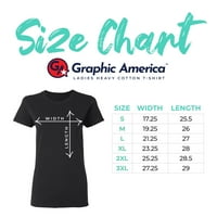 Графика Америка лятно състояние на ума Дамски Графичен тениска