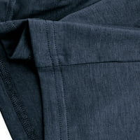 Tenmi мъжки поло риза ревера врат блуза с дълги ръкави върхове редовно прилягане на тениски за коктейли Royal Blue m