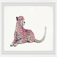 Marmont Hill Pink Cheetah в рамка стена изкуство