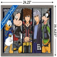 Disney Kingdom Hearts - Group Wall Poster, 14.725 22.375