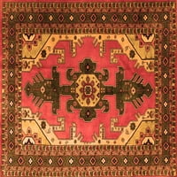 Ahgly Company Indoor Rectangle Persian Orange Traditional Area Rugs, 2 '4'