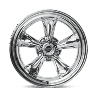 Американски състезателни реколта VN Torq тяга II 18ET 83.06CB Chrome Wheel