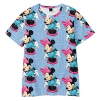 Мики Маус и приятели отпечатани тениски с къс ръкав малко дете и младежи, цветни Мики Маус Небрежен връх
